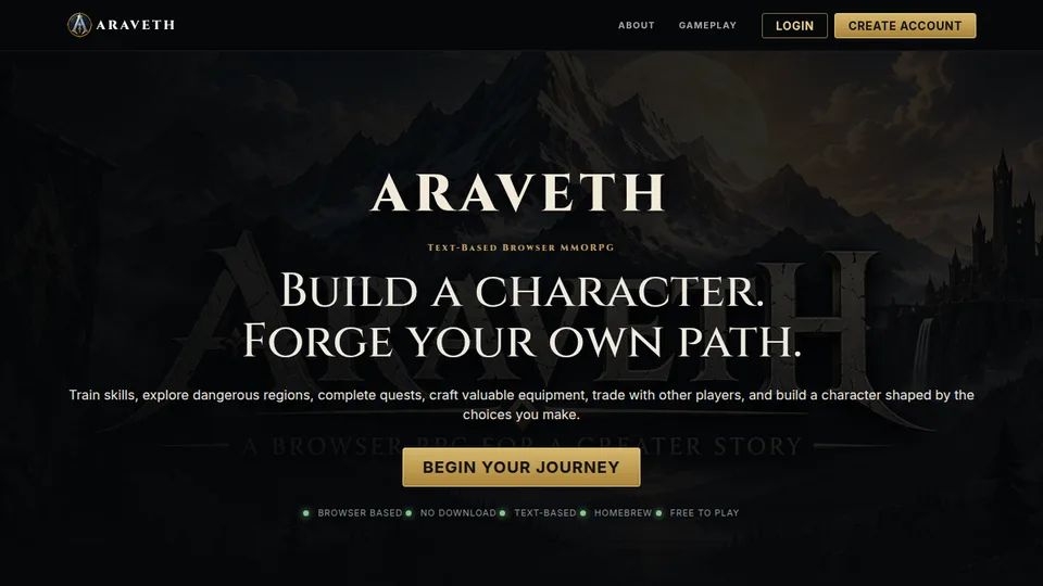 Araveth home page