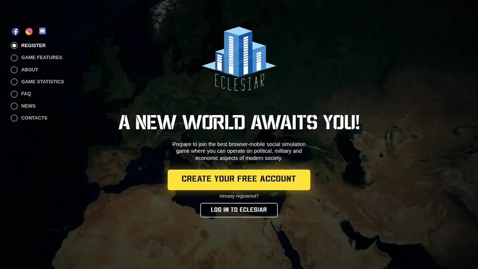 Eclesiar home page