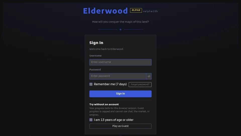 Elderwood home page
