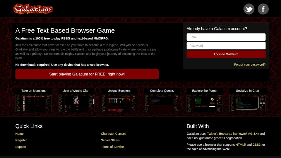 Galatium home page