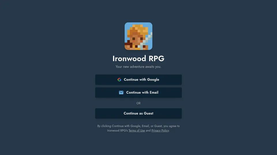 Ironwood RPG home page