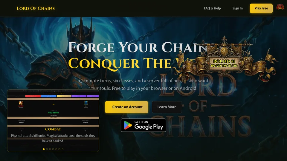 Lord of Chains home page