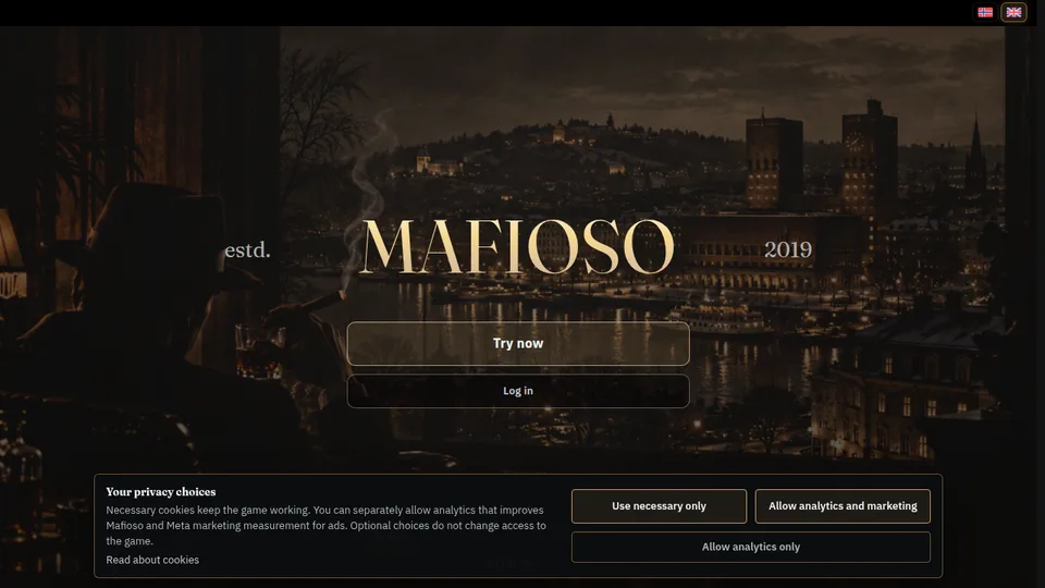 MafiosoCity home page