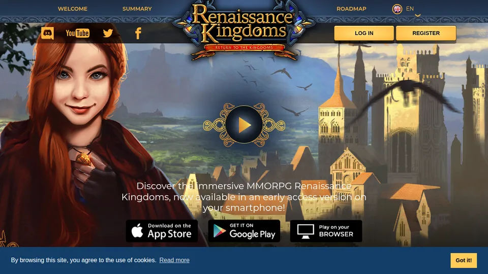 Renaissance Kingdoms home page