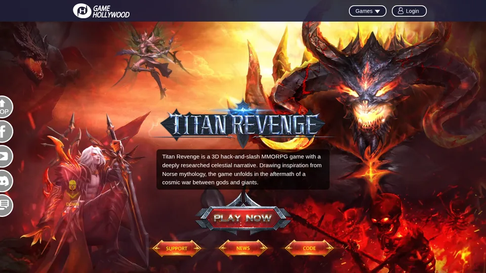 Titan Revenge home page