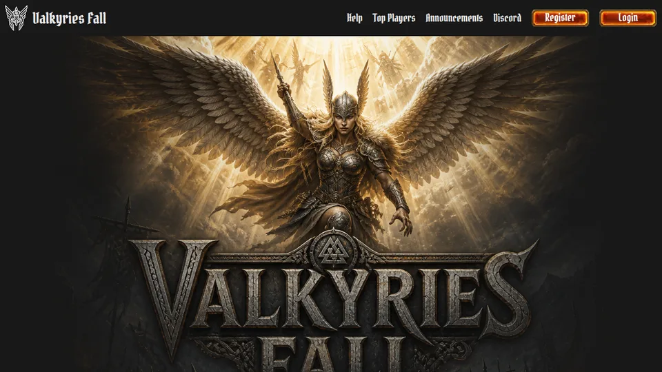 Valkyries Fall home page