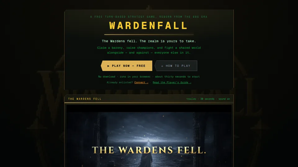 Wardenfall home page